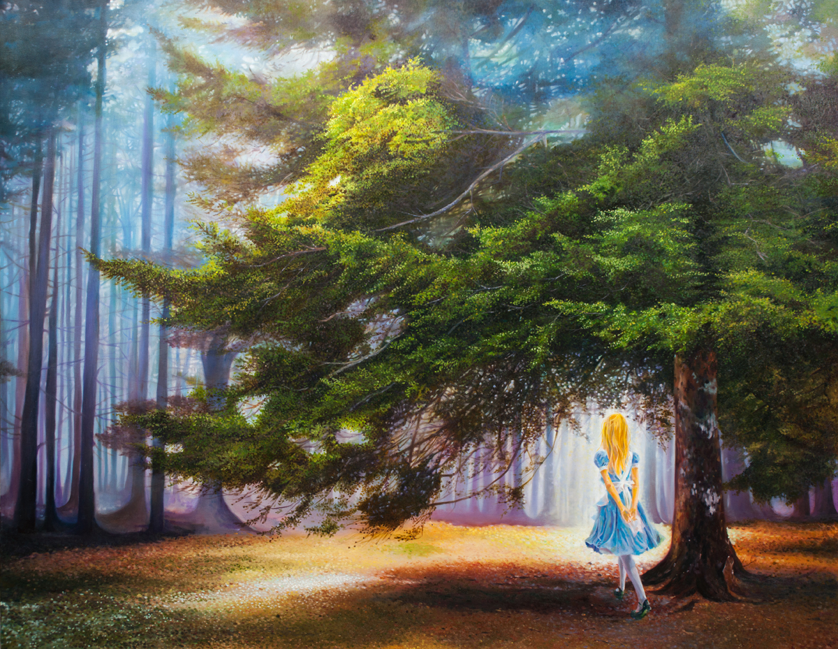 marchen : Alice | oil on canvas, 116.75x91(cm). 2015