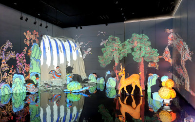 이상한 나라의 민화이야기 / 3D printing, projection mapping / 3min movie / 2019
