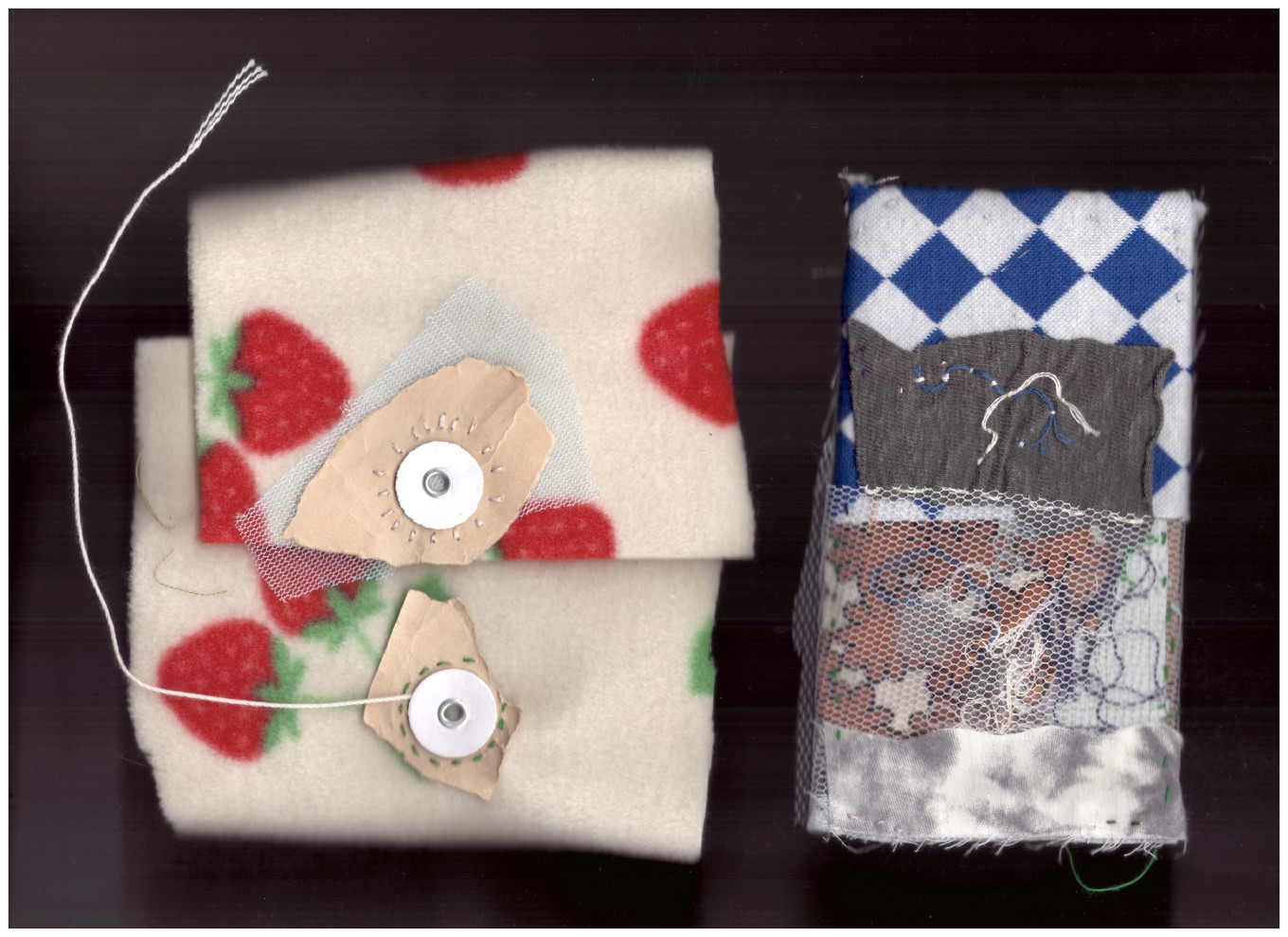 Birds of a feather | 의상스튜디오에서 버려진 천으로 만든 스토리텔링 북