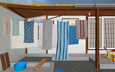 오정향, 기억의 파편  HOME, 단채널 영상, 96×56(cm), 1분 29초, 2025, 스틸 03
