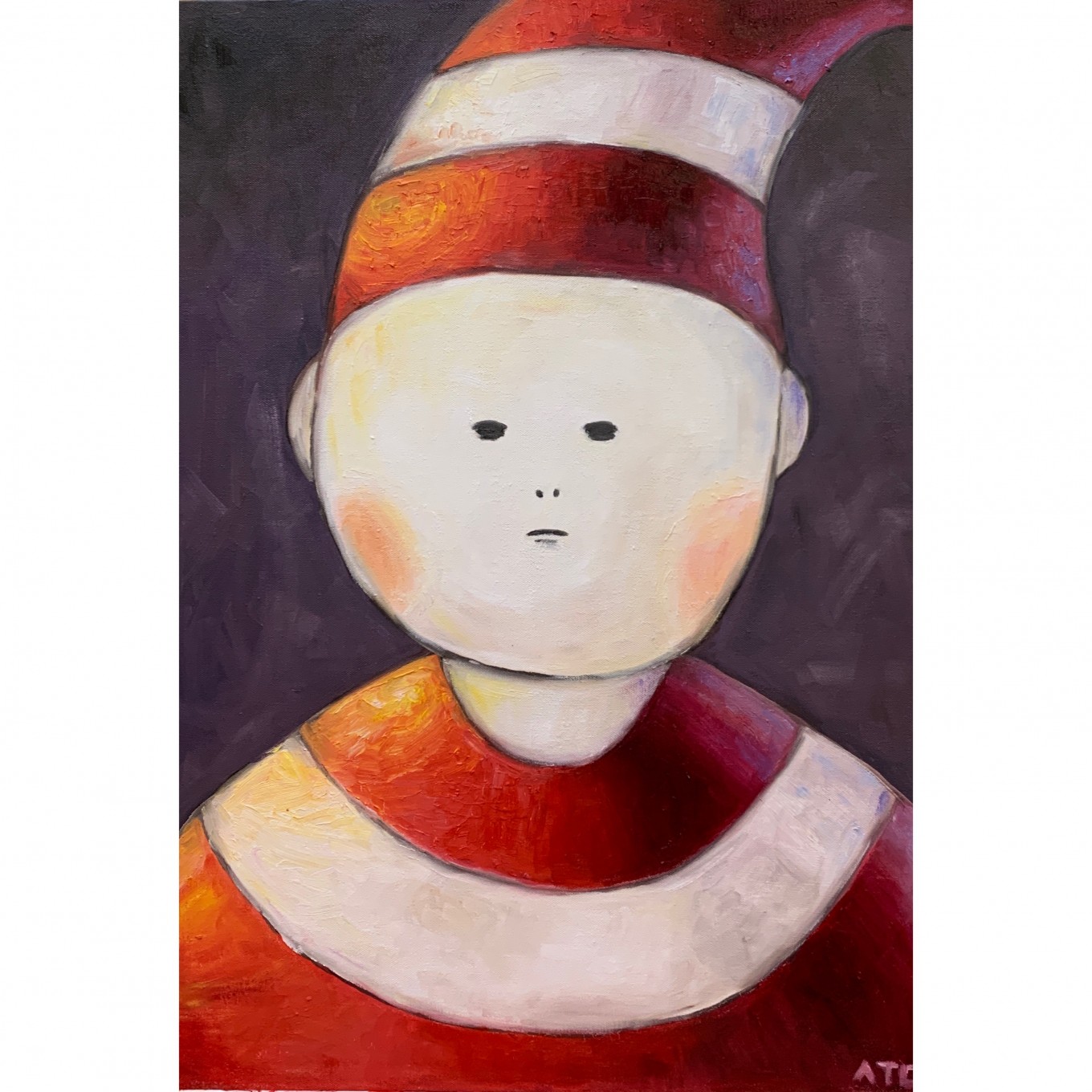 유혹의 요정 초상화, oil paint, 50x78cm, 2020