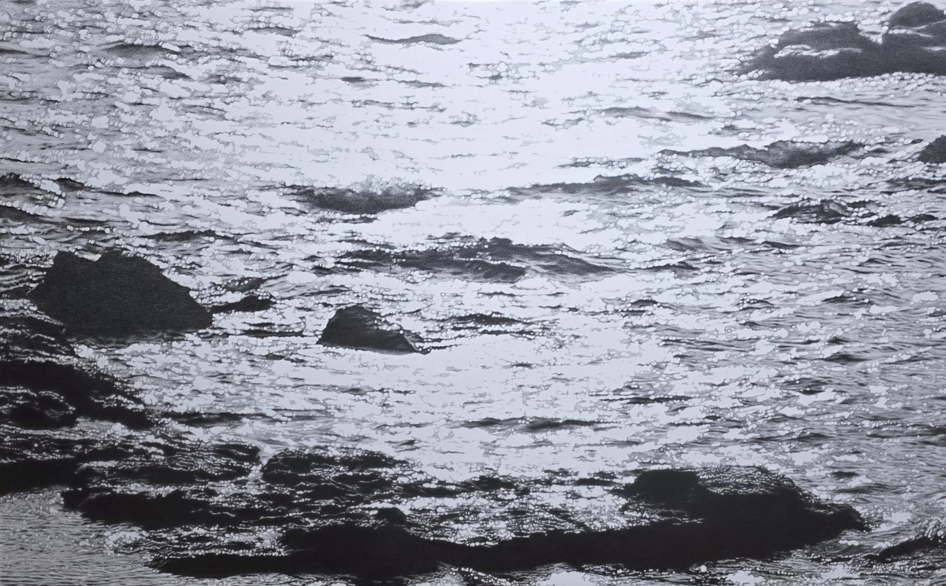 최대진_갯깍윤슬_스코틀랜드지에연필_145.5×89.4_2025