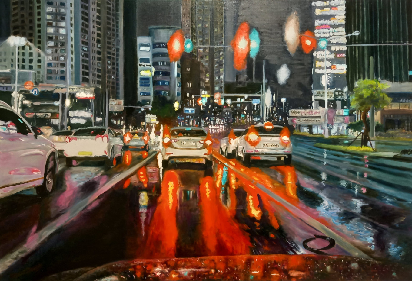 나를 만나는 시간 116.8x80.3cm oil on canvas 2023