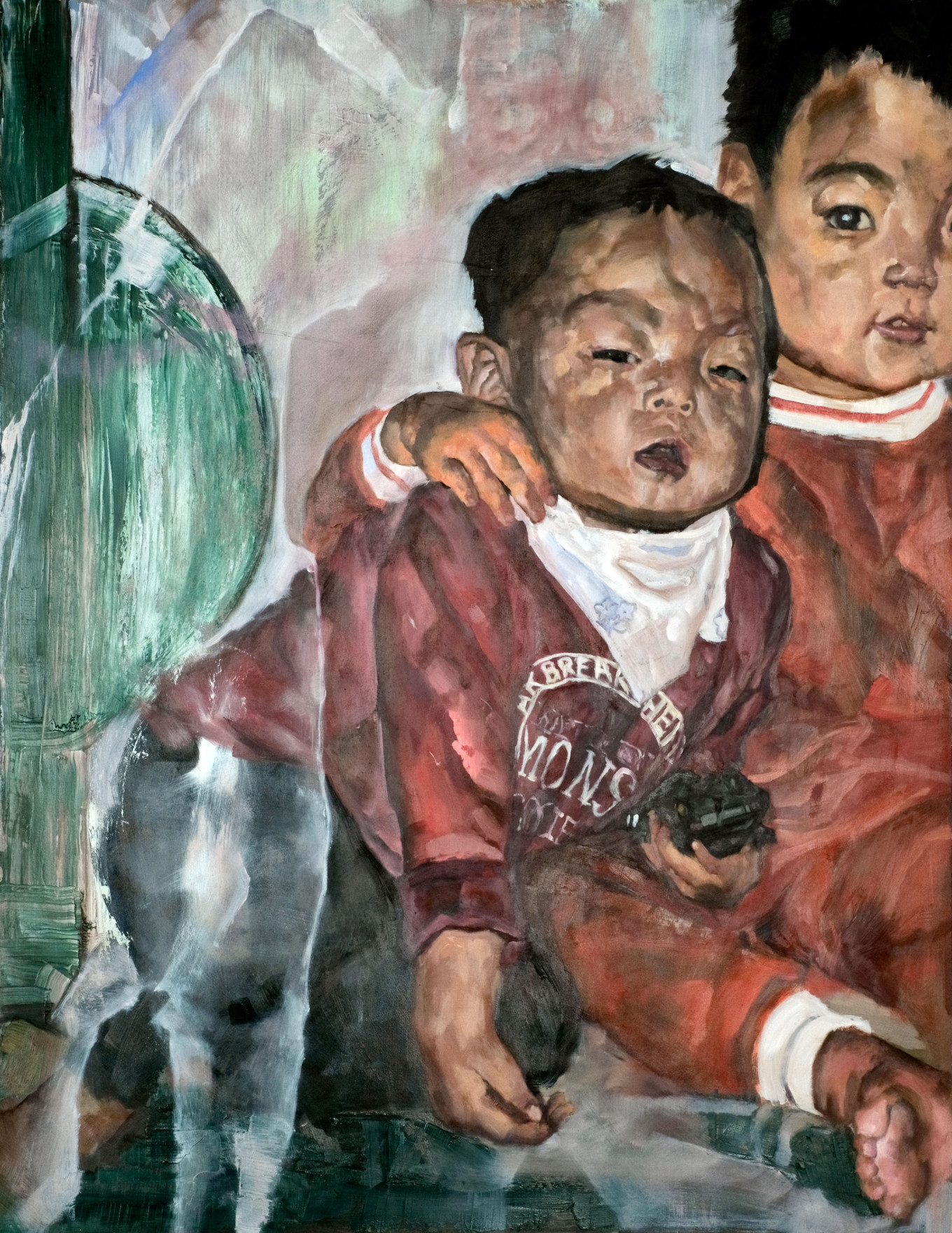 93년 생의 어린시절-1_oil on panel_121.0×95.0cm_2018