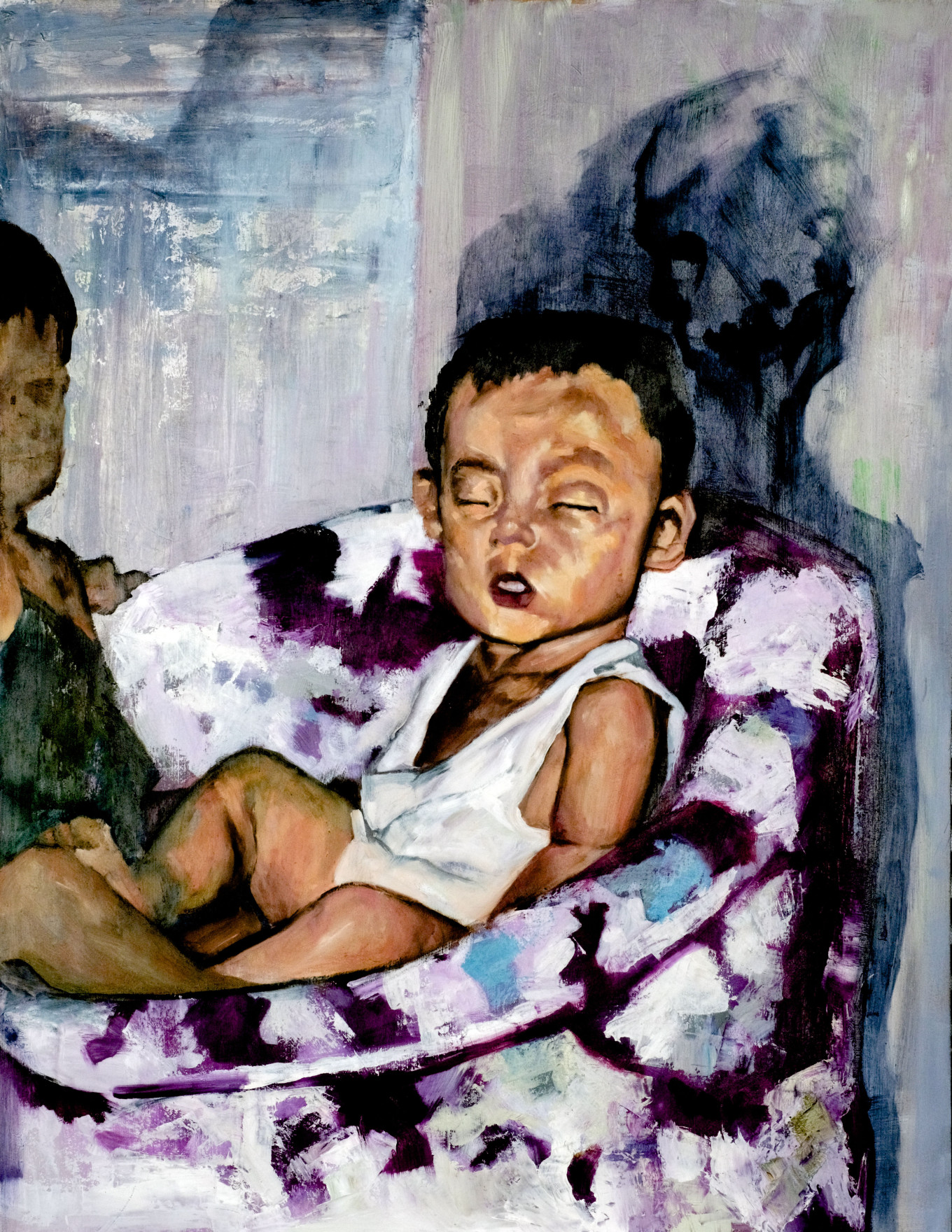 93년 생의 어린시절-2_oil on panel_121.0×95.0cm_2018