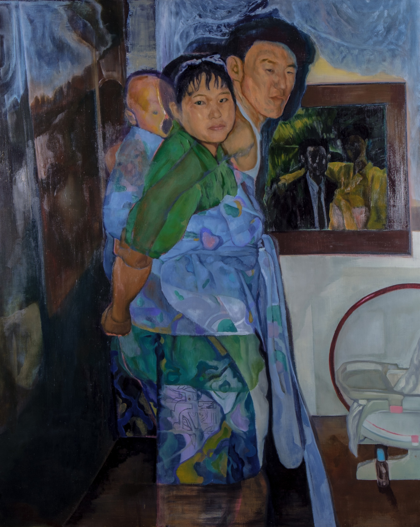 아기 포대기_oil on canvas_162.2×130.3cm_2025