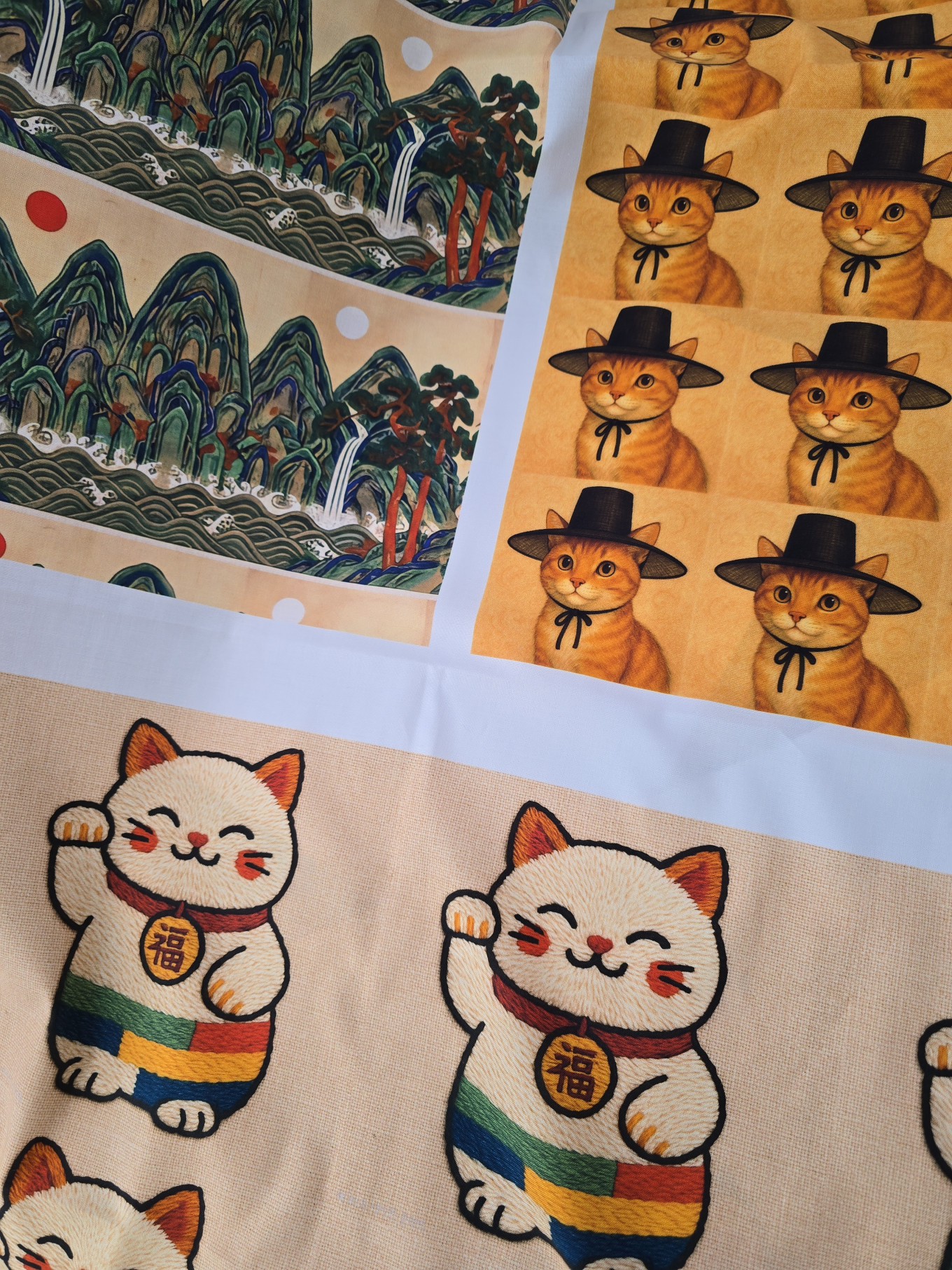 묘한한땀 시그니처 원단 캐릭터