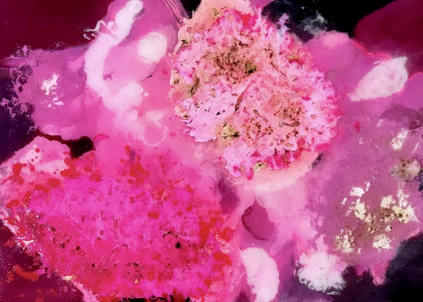 Untitled, 2020, Resin and acrylic on wood, 100 x 38 cm