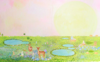 물의정원-물,생명체가 조화롭게 살아가는 이상적인세계를 표현