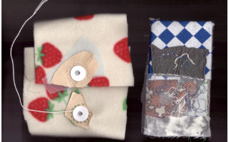 Birds of a feather | 의상스튜디오에서 버려진 천으로 만든 스토리텔링 북