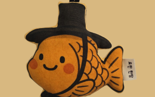 갓을 쓴 붕어빵 